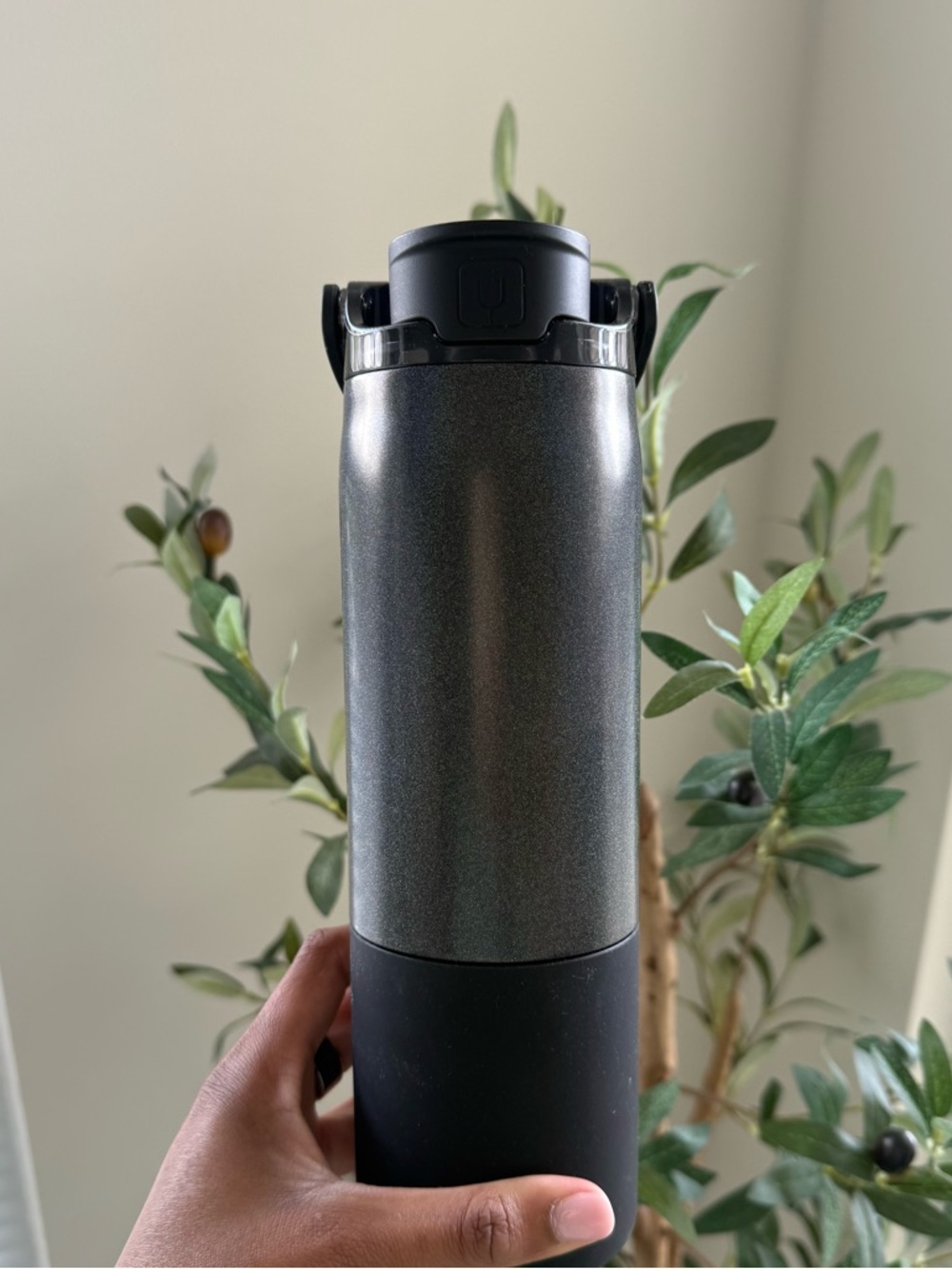 Glitter Charcoal Brumate RISE 25oz